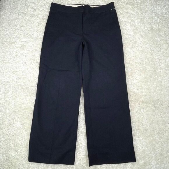 J. Crew Patio Cropped Pant Navy blue NEW - Picture 2 of 8